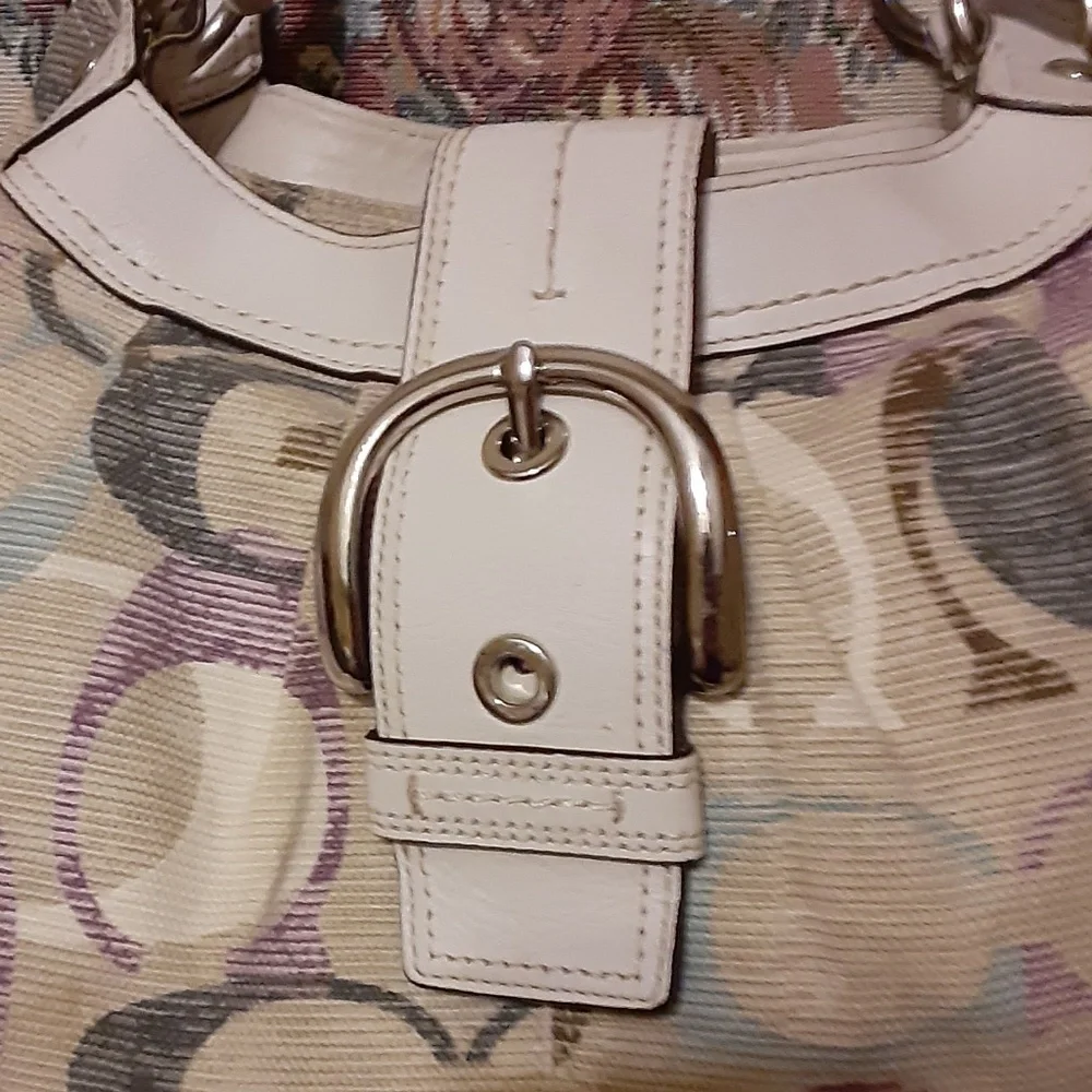 Coach Lynn Soho Multi-Color Optic Art Hobo Shoulder Bag - Picture 3 of 16